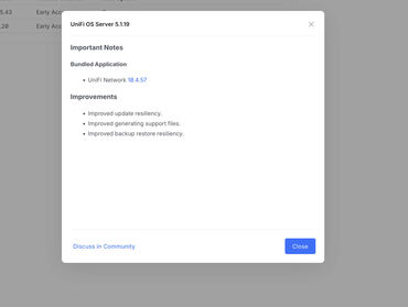 UniFi OS Server 5.1.19 mit UniFi Network 10.4.57 veröffentlicht