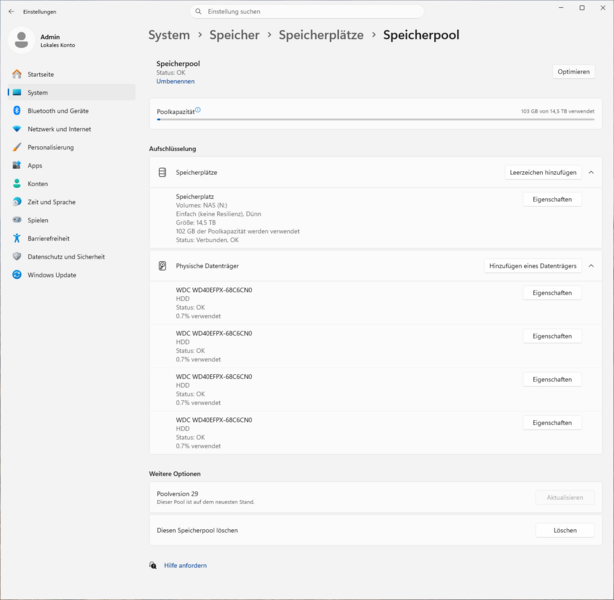 ACEMAGIC N3A Windows Speicherpool 1 ACEMAGIC N3A Windows Speicherpool 1