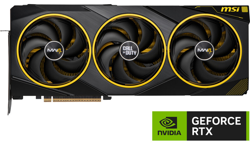 MSI GeForce RTX 5080 16G COD MW4 Edition OC Front MSI GeForce RTX 5080 16G COD MW4 Edition OC Front