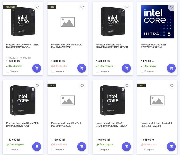 Intel Core Ultra 200K Plus Desktop CPUs Intel Core Ultra 200K Plus Desktop CPUs
