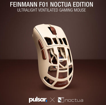 Pulsar Feinmann F01 Noctua Edition: Neue Gaming-Maus mit aktiver Handflächenkühlung