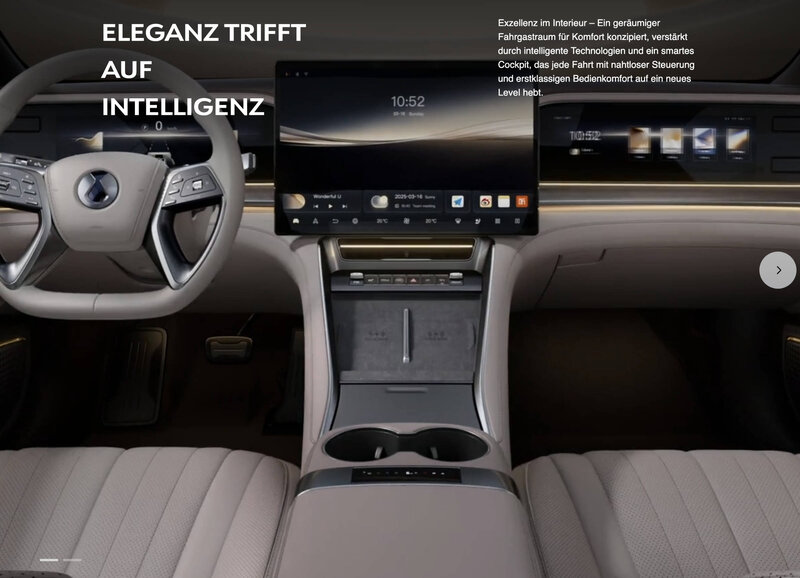BYD Denza Z9 GT Armaturen