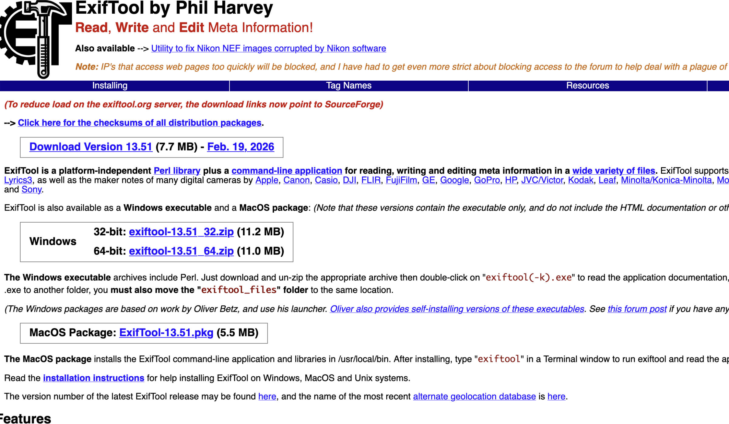 Achtung Mac-Nutzer: Warum du jetzt dein ExifTool updaten musst