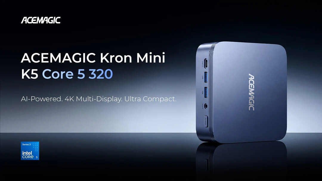 AceMagic Kron Mini K5 Mini-PC erscheint Intel Core 5 320 Wildcat Lake-CPU