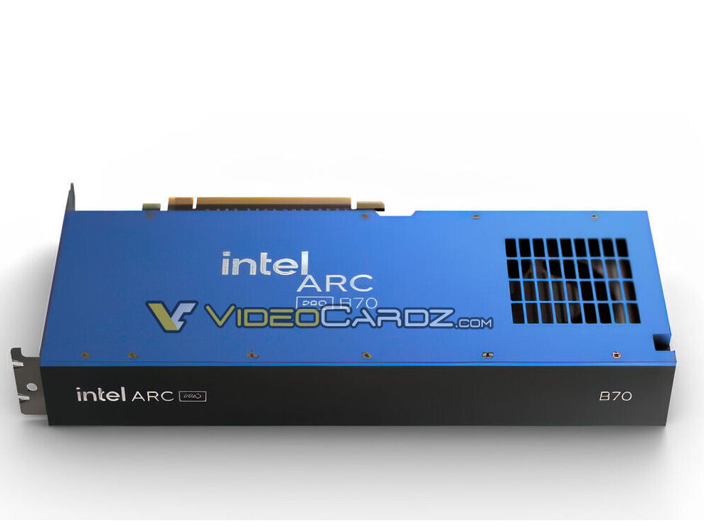 Intels Arc Pro B70 Referenz Design Intels Arc Pro B70 Referenz Design
