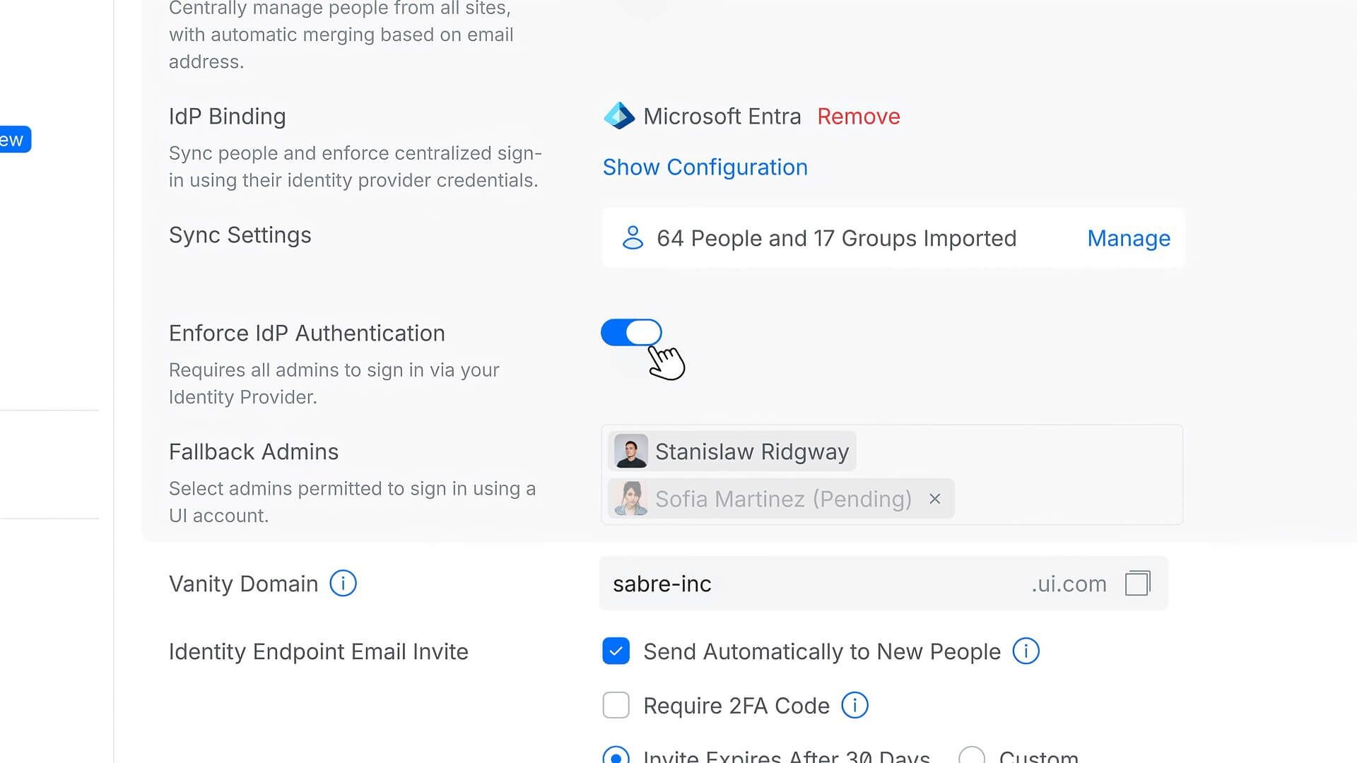 UniFi Network Application 10 5 iDP Auth  Bild © Ubiquiti