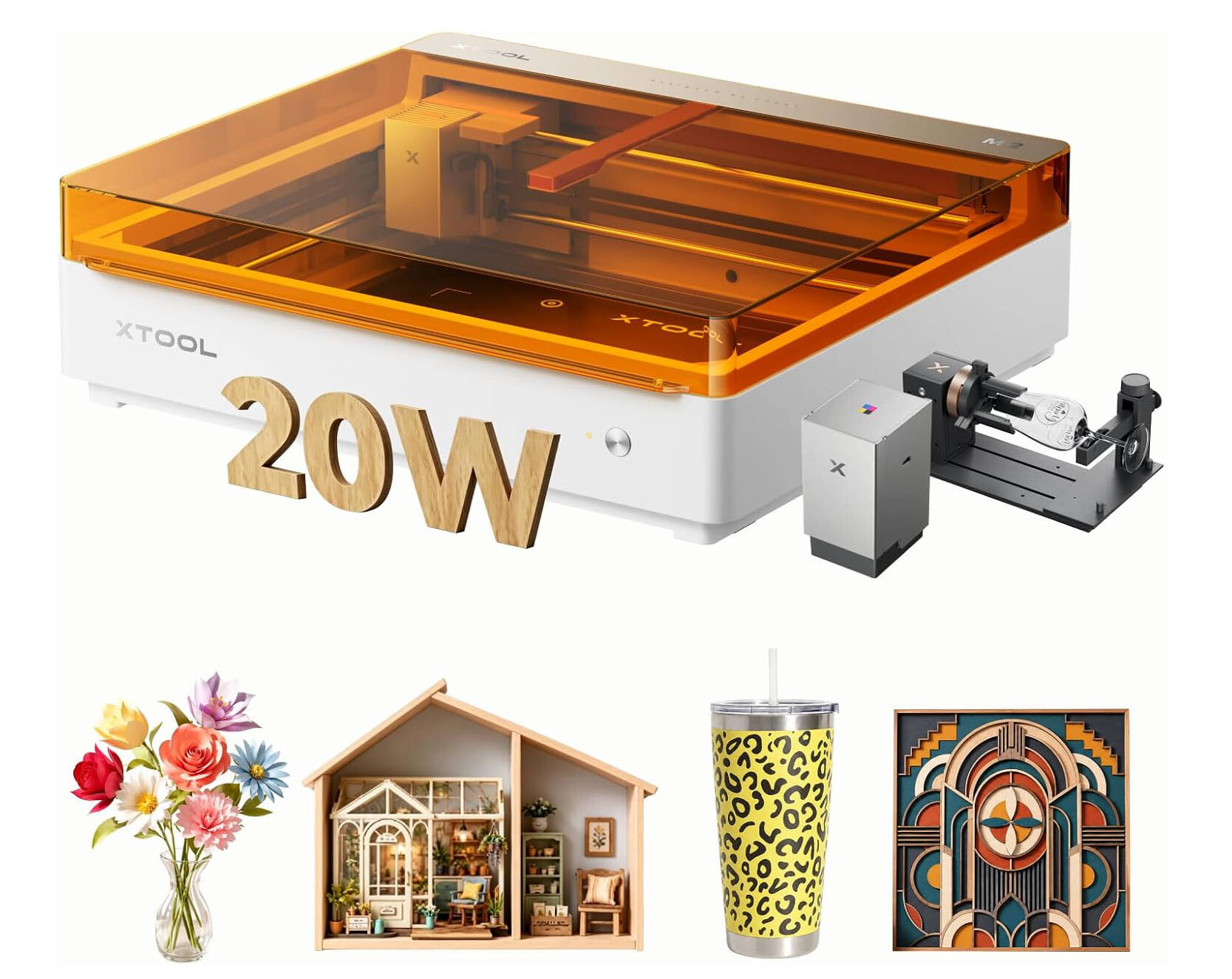 xTool M2 20W Deluxe Bundle  Bild © xTool