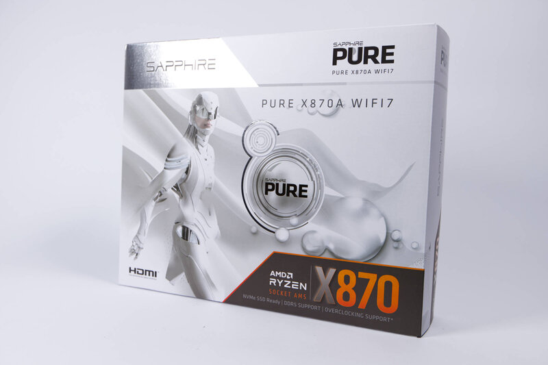 Sapphire PURE X8709A WIFI 7 Verpackung Sapphire PURE X8709A WIFI 7 Verpackung