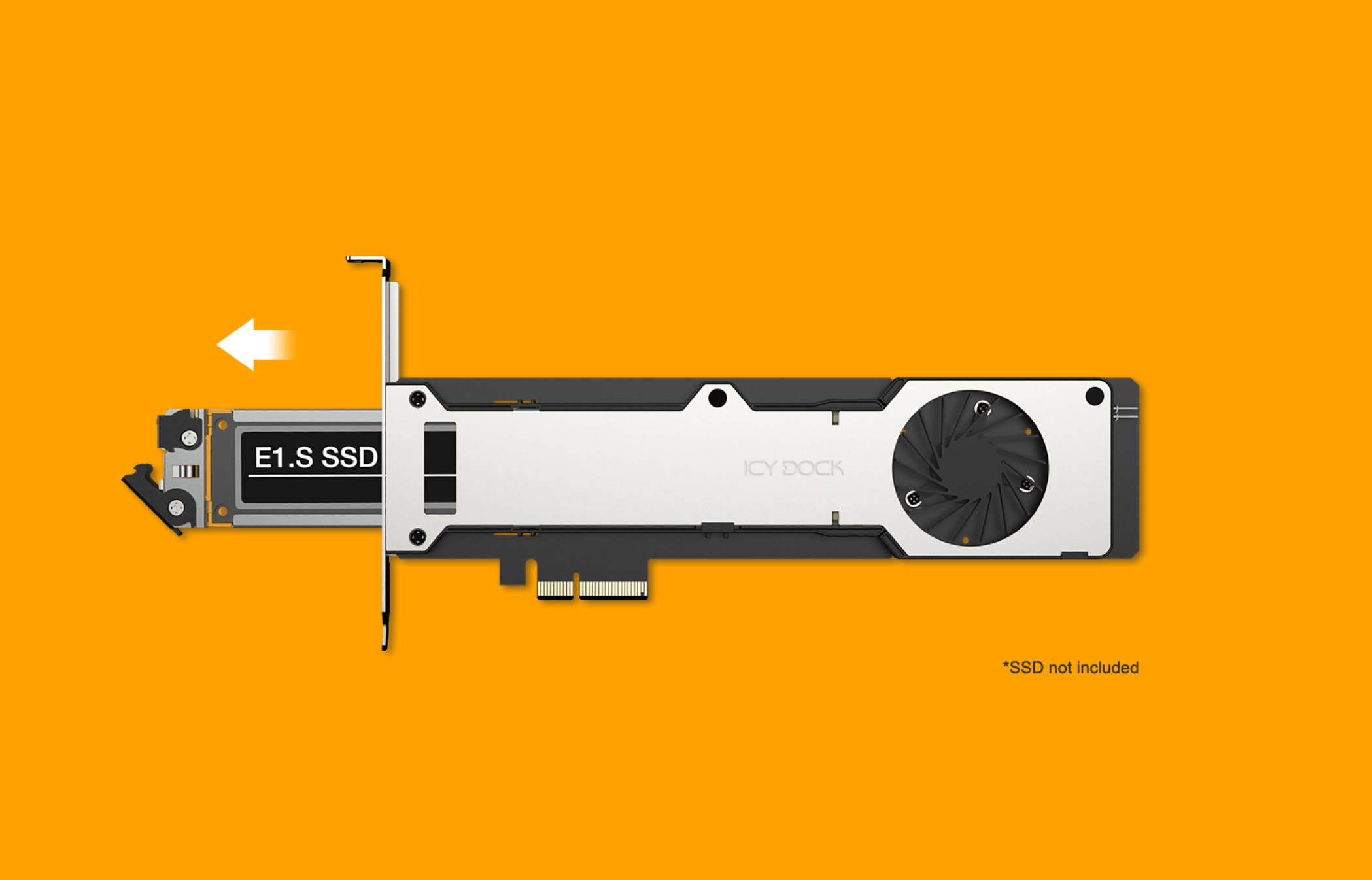 ICY DOCK ExpressSlot Elite MB221E5P-B: Interessante Lösung für PCIe Gen5 E1.S-SSDs