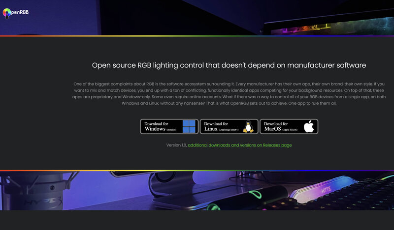 Freie RGB-Software für Windows, Linux und macOS OpenRGB 1.0 veröffentlicht 