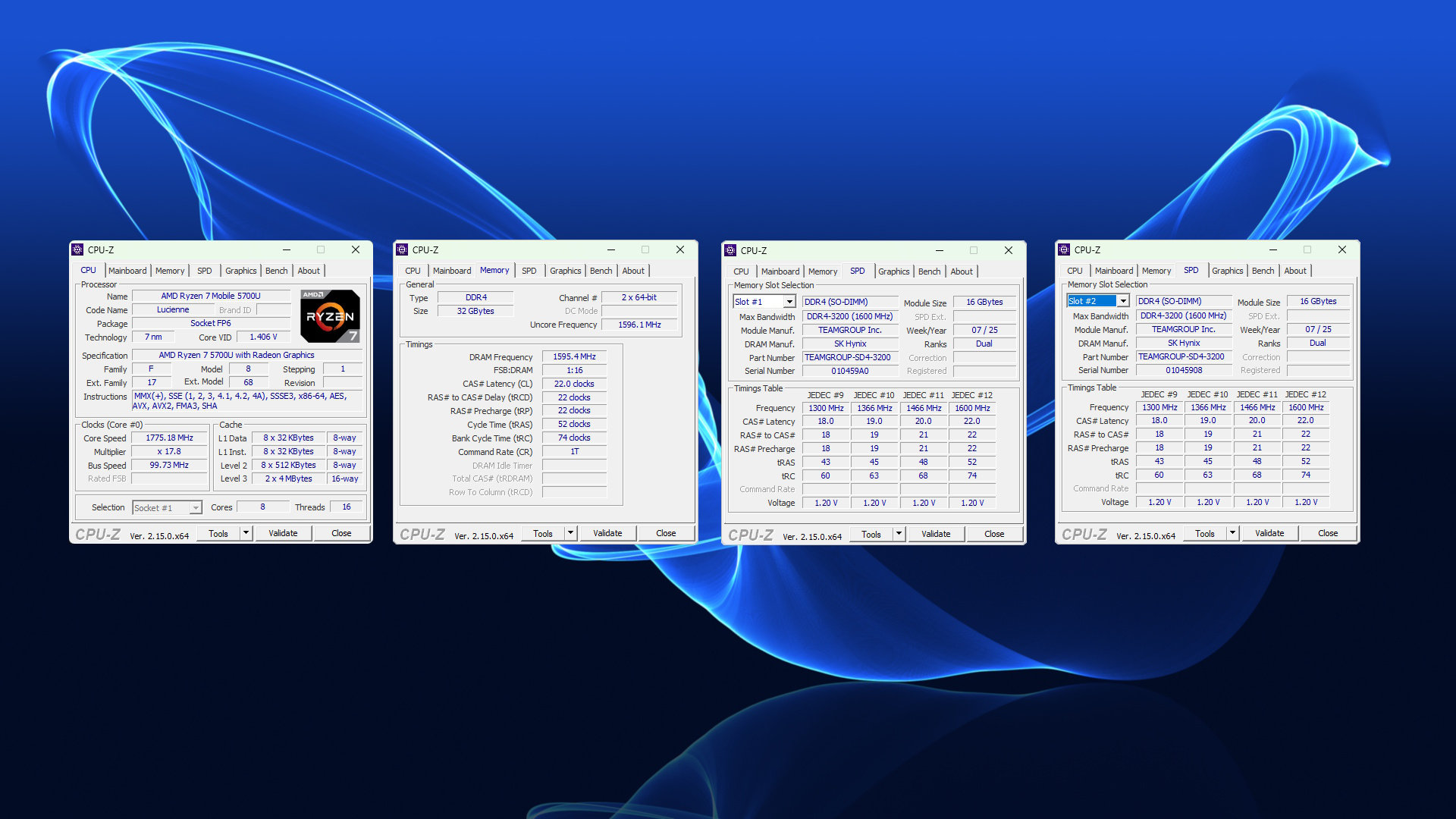 TEAMGROUP ELITE DDR4 CPU Z TEAMGROUP ELITE DDR4 CPU Z