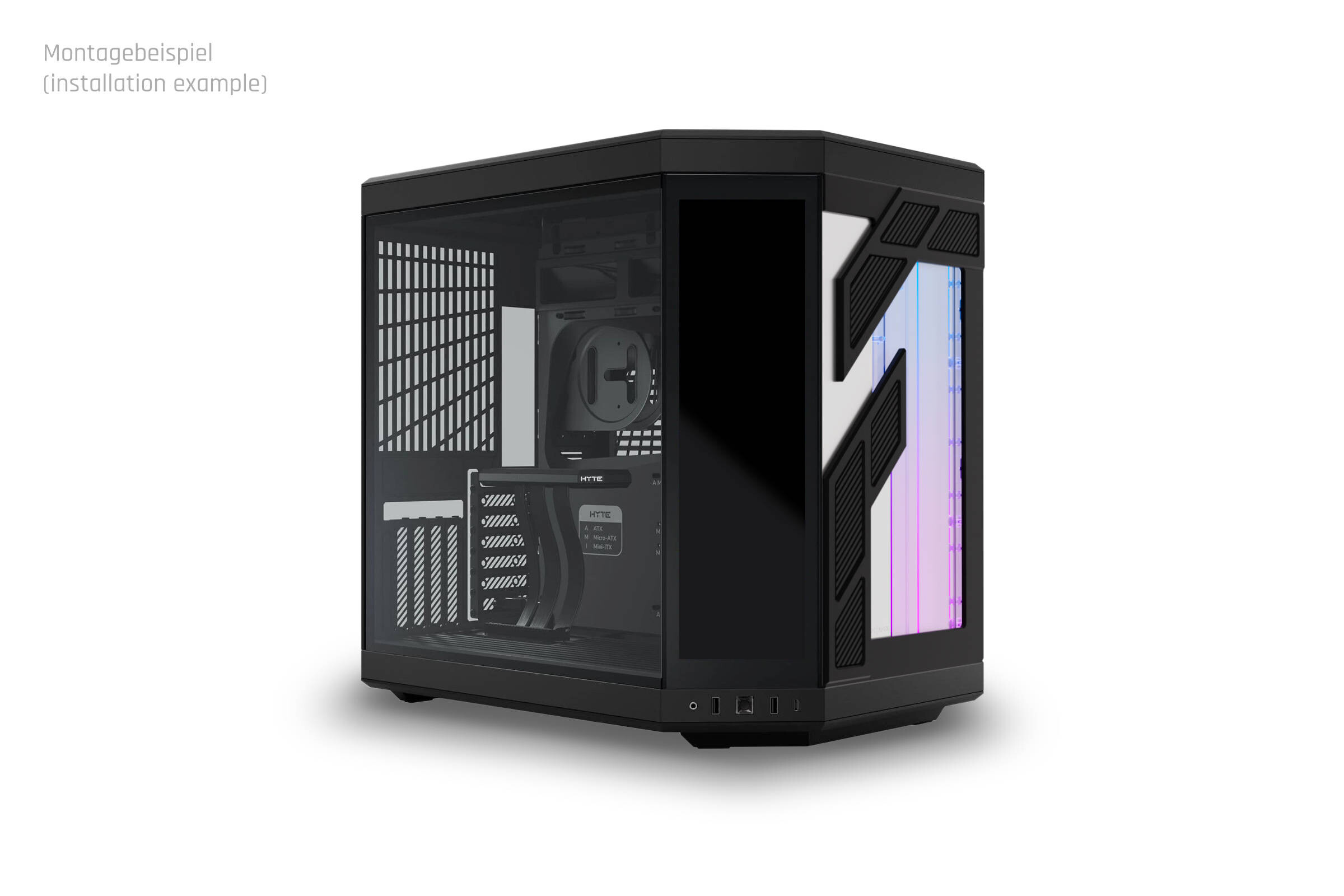 Alphacool Apex Distro Plate Y70 D5DDC Schwarz  Bild © Alphacool