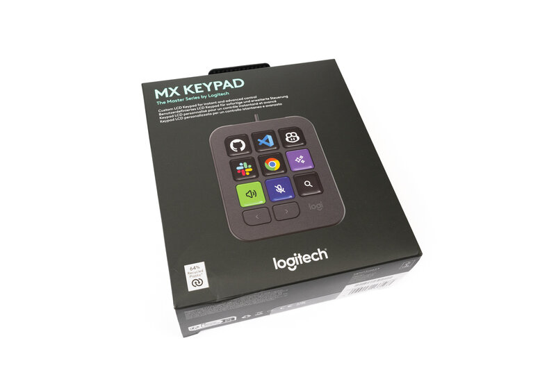Logitech MX Keypad Verpackung Vorderseite Logitech MX Keypad Verpackung Vorderseite