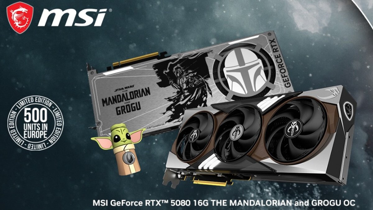 MSI GeForce RTX 5080 The Mandalorian and Grogu Grafikkarte