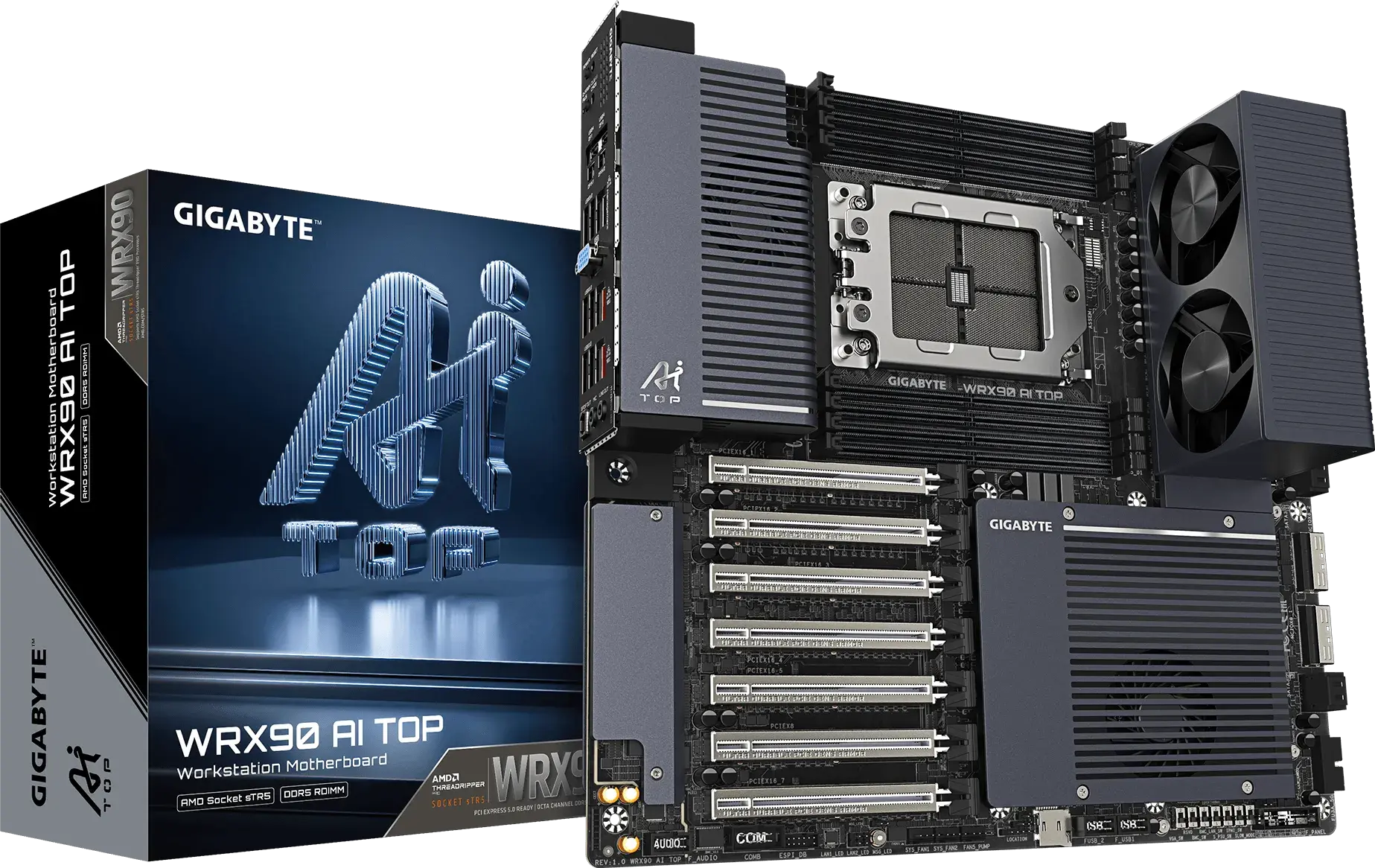GIGABYTE WRX90 AI TOP  Bild © Gigabyte