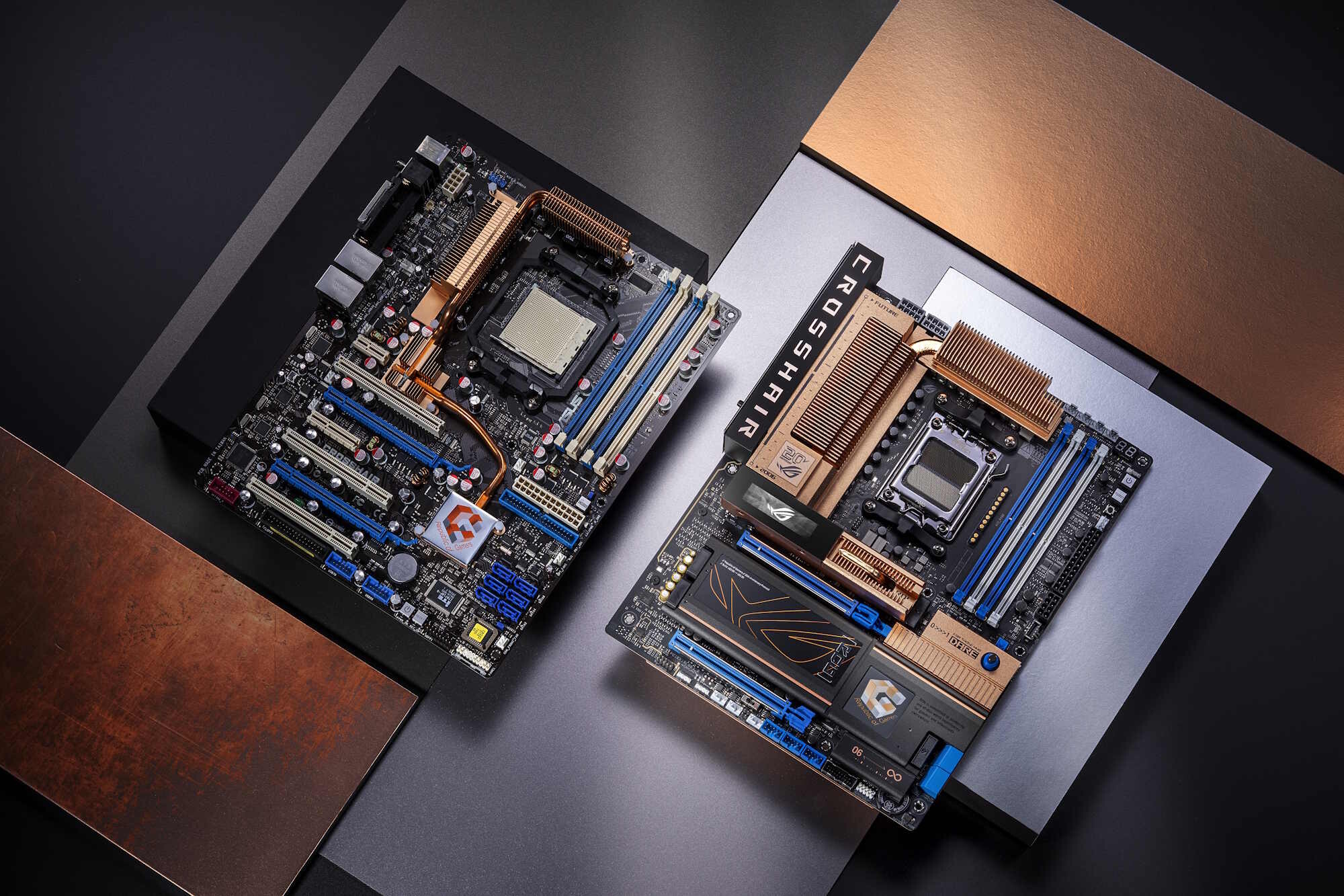 ASUS ROG Crosshair 2006 X870E Motherboard  Bild © ASUS
