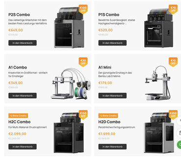 Bambu Lab 3D Drucker Sale