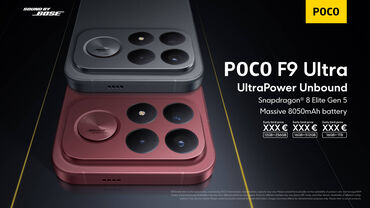 POCO F9 Ultra und F9 Pro Gaming-Smartphones mit integriertem Bose-Sound ab 899 €