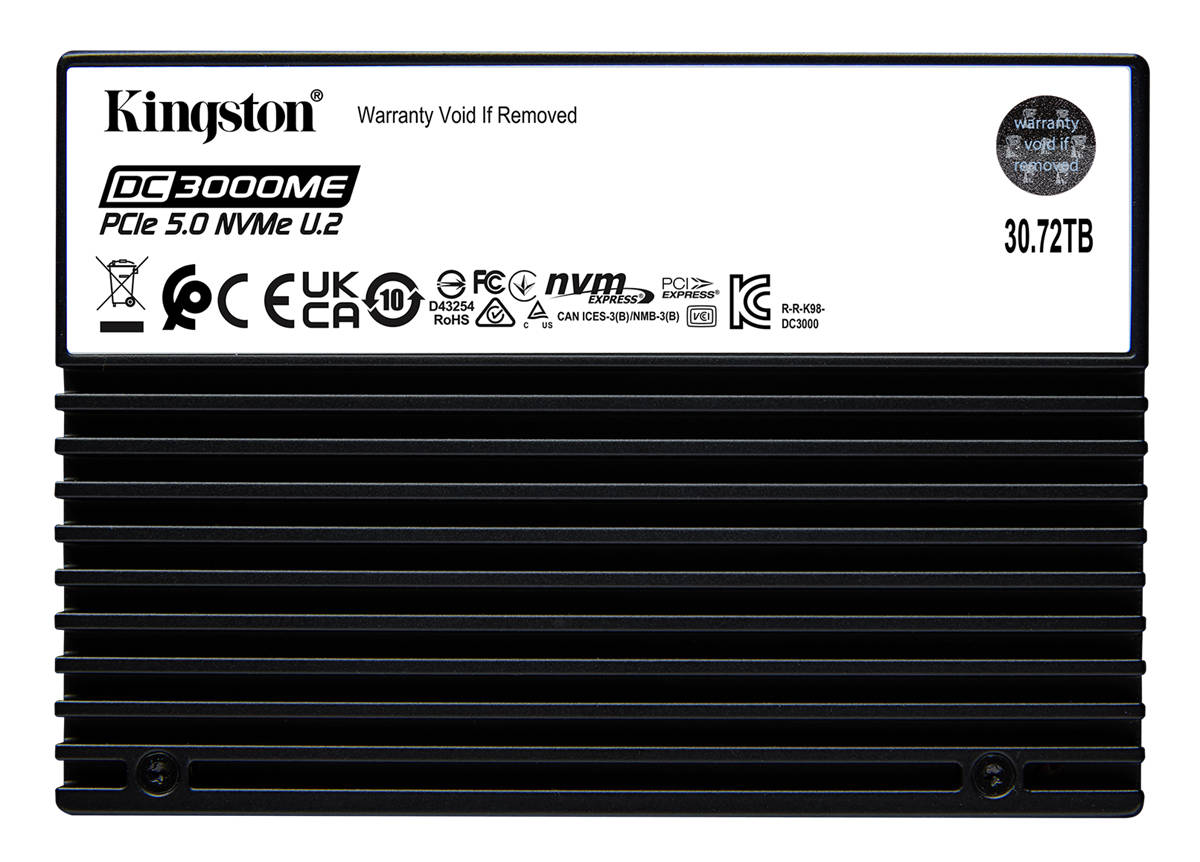 Kingston DC3000ME 30,72-TB-Gen5-NVMe-SSD vorgestellt