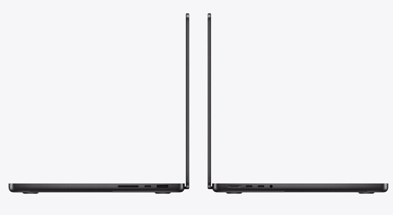 Apple M5 Pro und M5 Max Anschlüsse Apple M5 Pro und M5 Max Anschlüsse