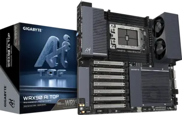 GIGABYTE WRX90 AI TOP sTR5-Motherboard für Ryzen Threadripper PRO 9000 WX- und 7000 WX-Prozessoren