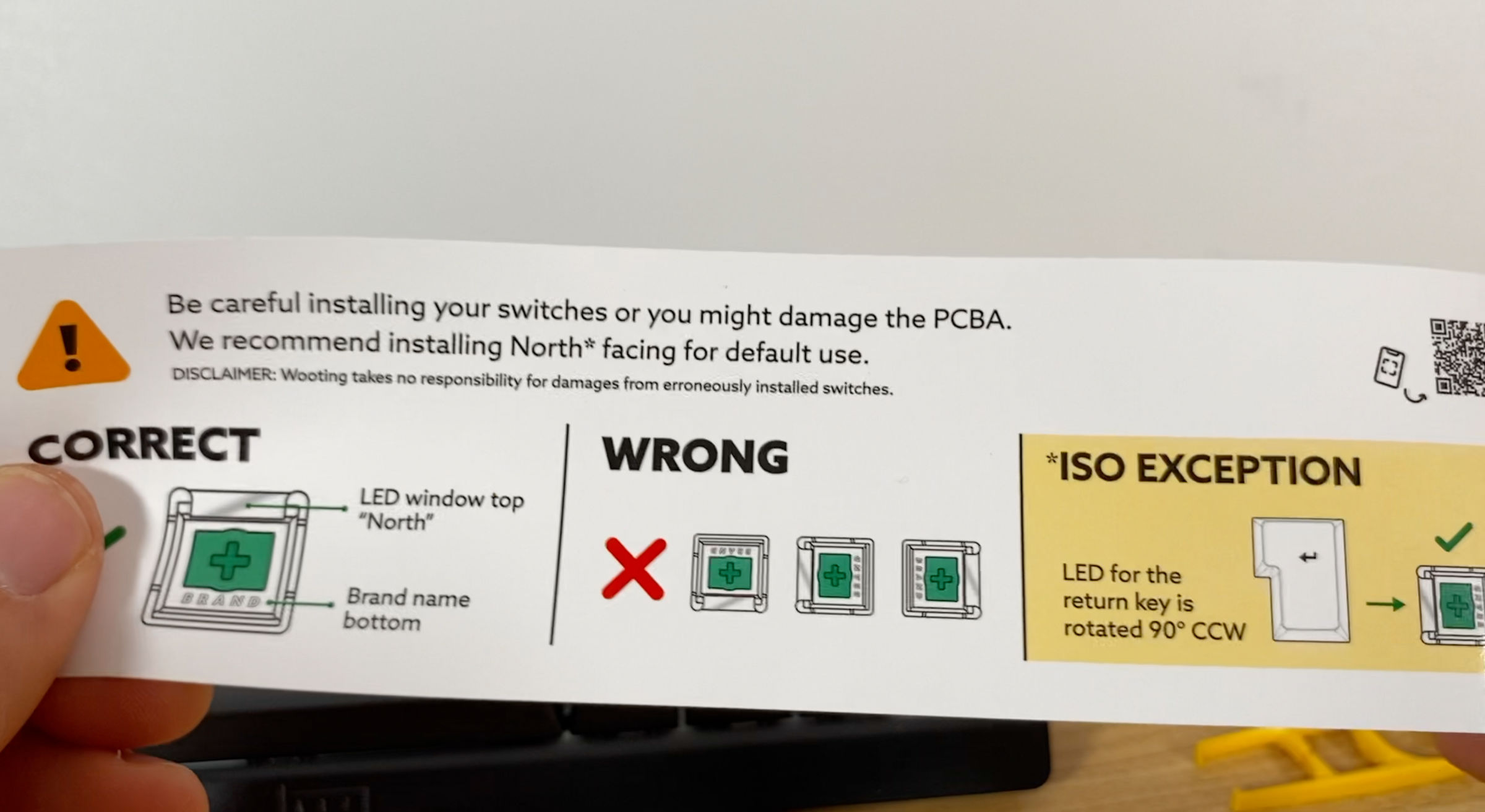 Wooting HE60+ ISO Ausnahme Wooting HE60+ ISO Ausnahme