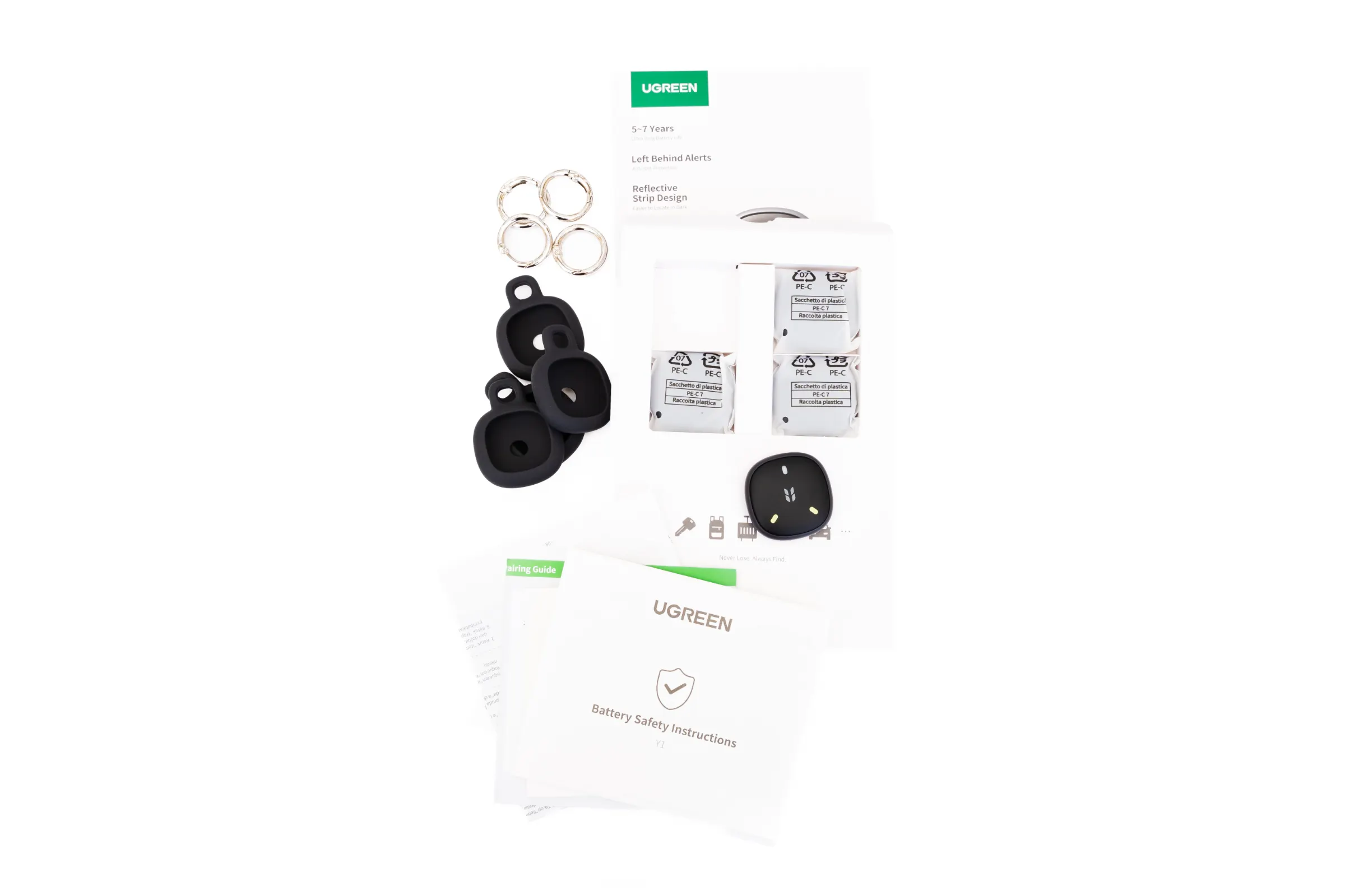 UGREEN FineTrack Mini 2 Lieferumfang UGREEN FineTrack Mini 2 Lieferumfang