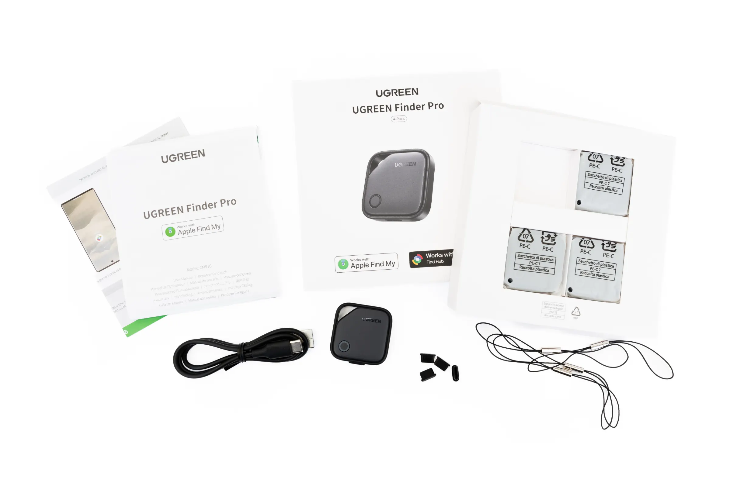 UGREEN FineTrack Duo Lieferumfang UGREEN FineTrack Duo Lieferumfang