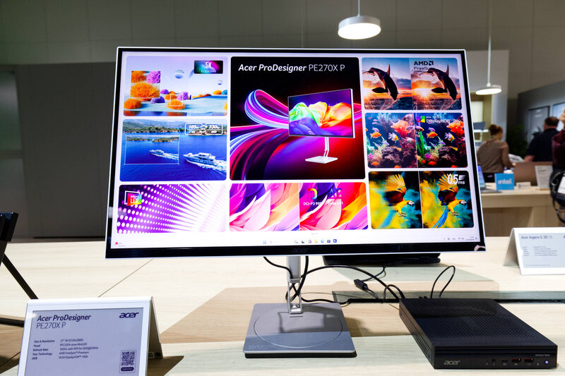 Acer ProDesigner PE270X-P 5K-Mini-LED für Profis und Nitro XZ340CKR P für Gamer auf der IFA 2026 gezeigt