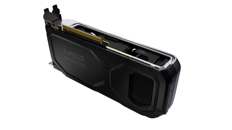 AMD Radeon RX 9070 GRE Rückseite AMD Radeon RX 9070 GRE Rückseite