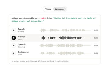 Ollama lokale Text-to-Speech über das Phonon-Modell (Anleitung)