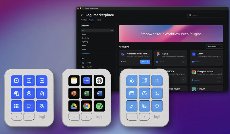 Logitech MX Keypad Workflows