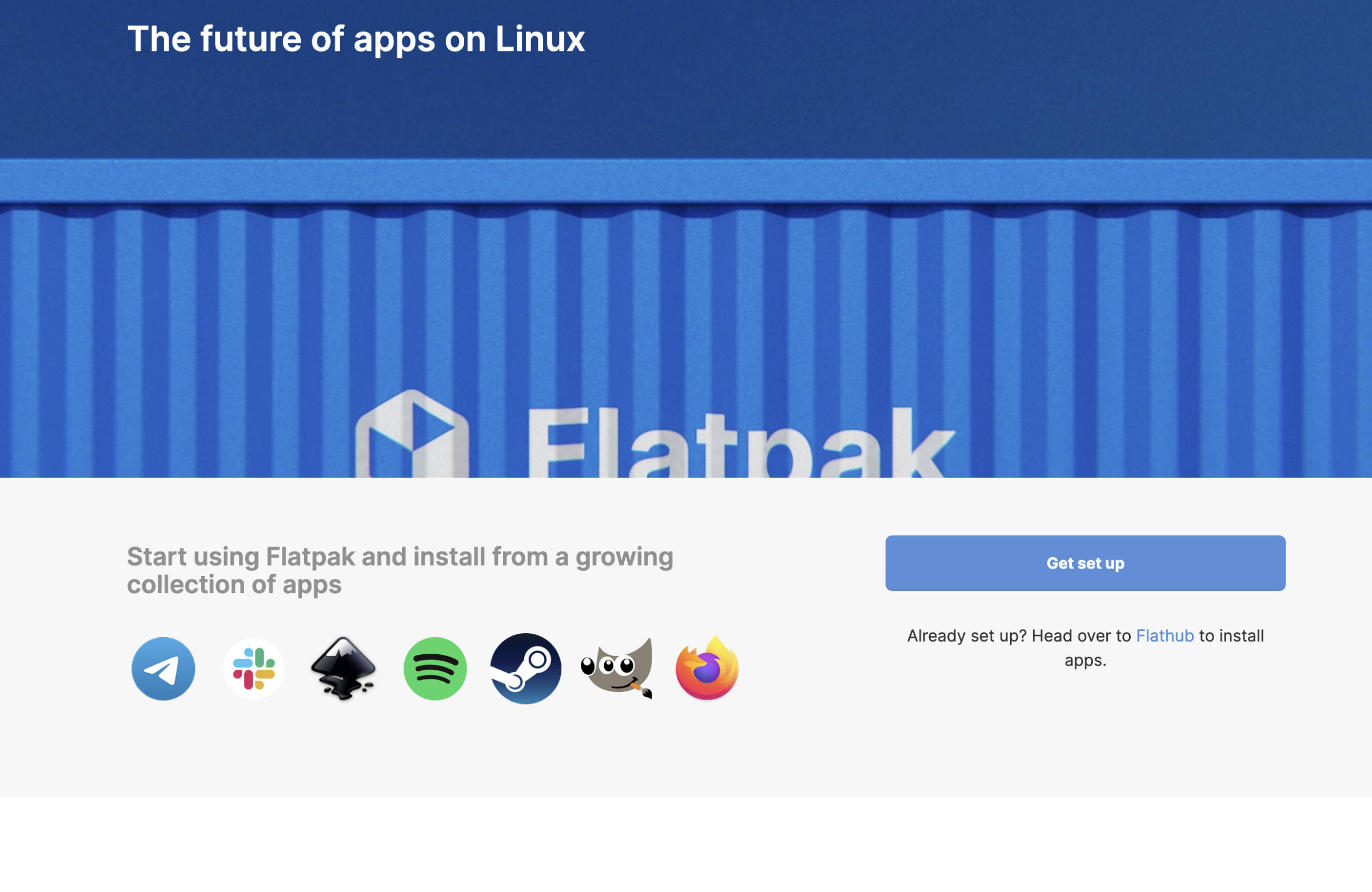 Flatpak  Bild © Flatpak