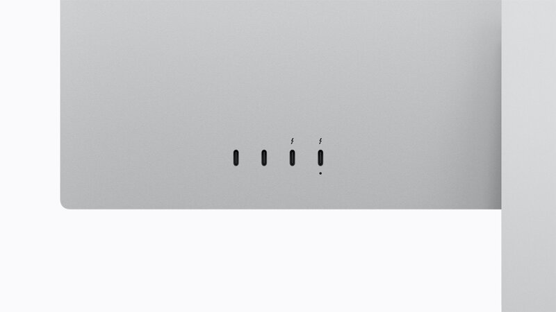 Neue Studio Display XDR Anschlüsse