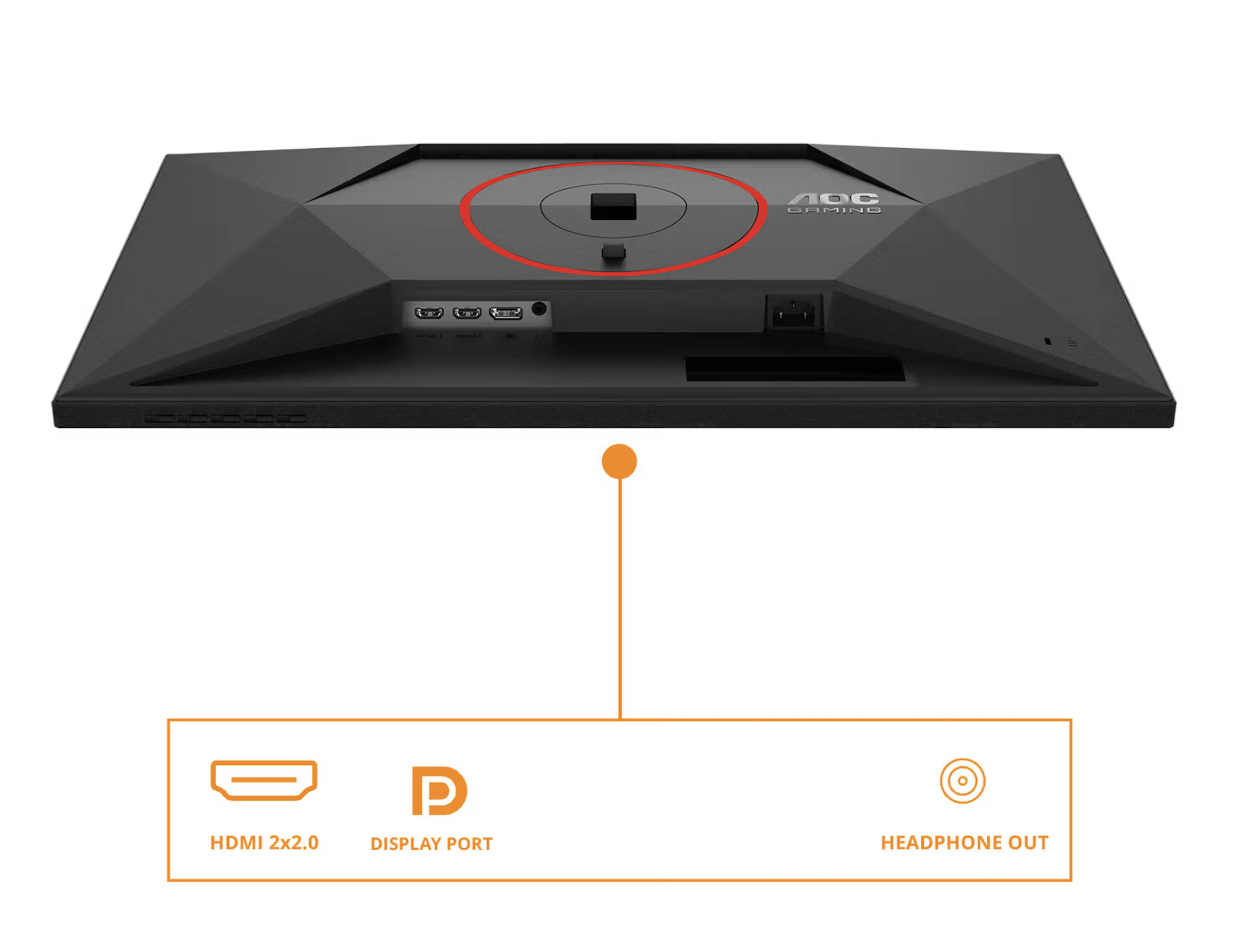 AOC 27G4ZR Anschlüsse