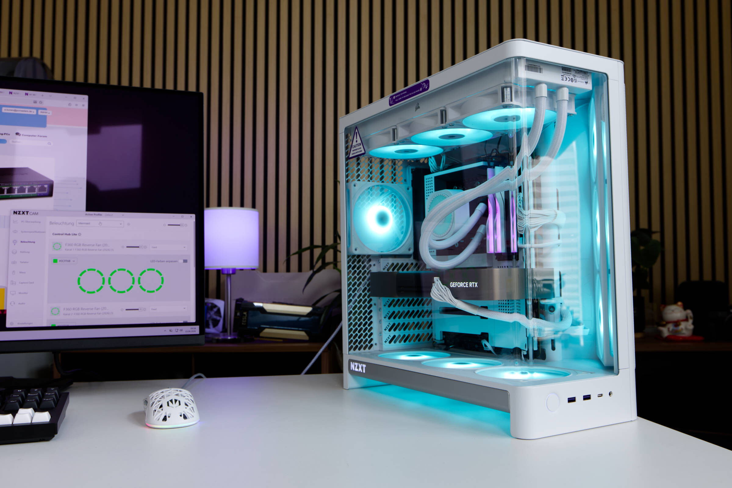 NZXT H6 RGB ARGB Green  Bild © PCMasters.de