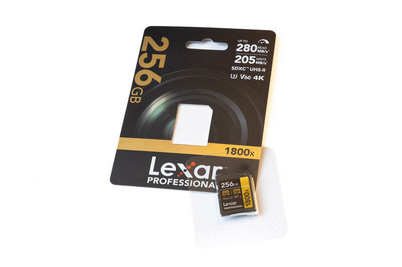 Lexar Karte SD 1800x Lieferumfang