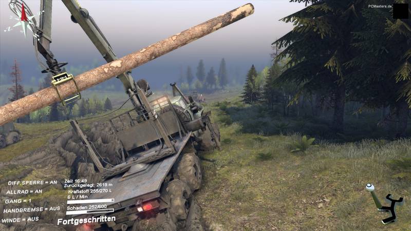 Spintires Review (Kran im Einsatz) Spintires Review (Kran im Einsatz)