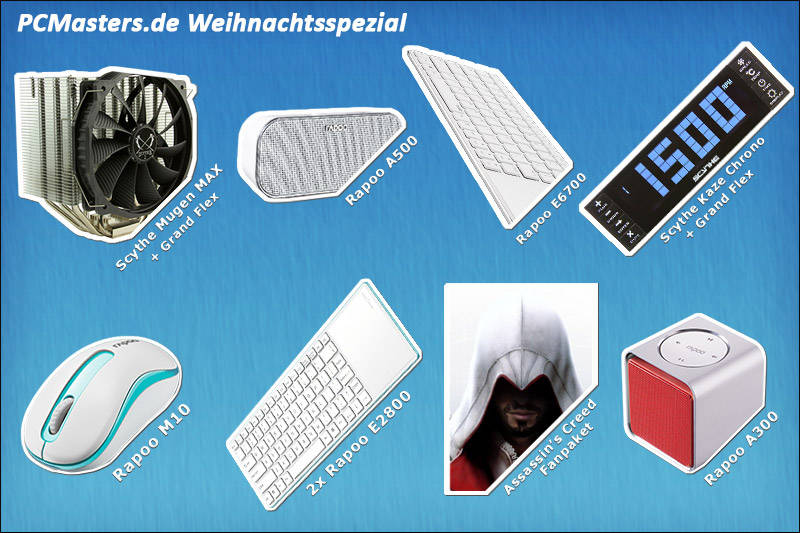 PCMasters Weihnachtsgewinnspiel 2014 PCMasters Weihnachtsgewinnspiel 2014