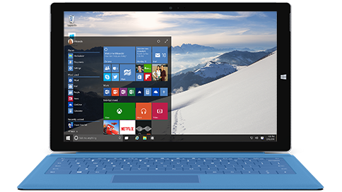 Windows 10 auf Surface