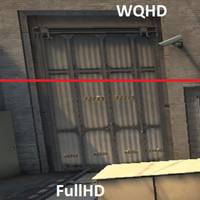 AOC Q2778VQE Bildvergleich FHD/WQHD (Counter Strike Global Offensive) [genau]