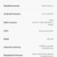 Xiaomi Redmi Note 2 Original ROM