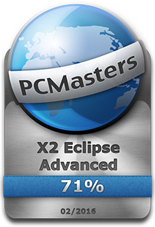 X2 Eclipse Advanced Auszeichnung