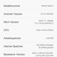 Xiaomi Redmi Note 3 Screenshots