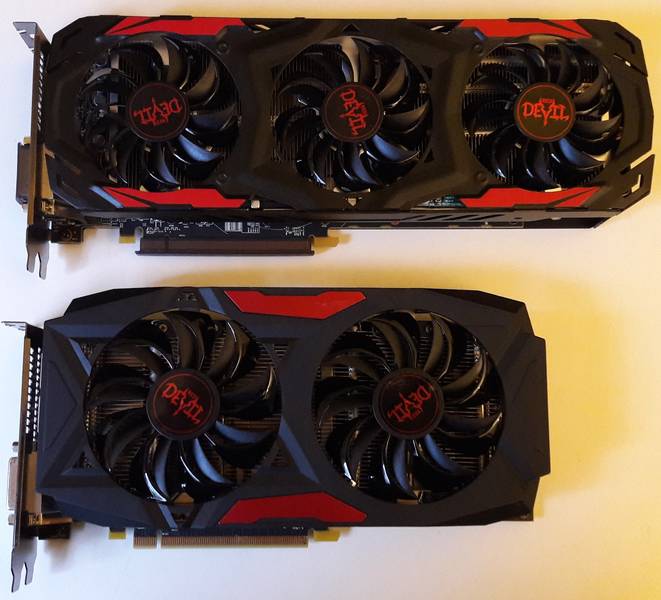 PowerColor RX470 Red Devil / RX480 Red Devil Vergleich PowerColor RX470 Red Devil / RX480 Red Devil Vergleich