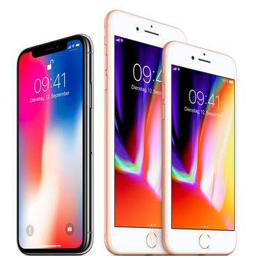 Apple präsentiert iPhone 8, iPhone 8 Plus und iPhone X