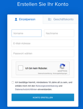 Coinbase Anmeldung