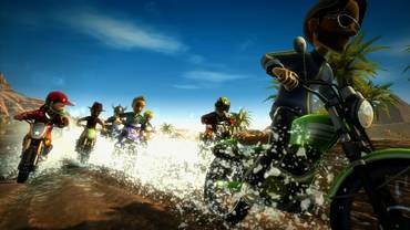 Motocross Madness Avatare im Wasser