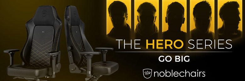 Noblechairs Hero Gaming-Stühle Echtleder