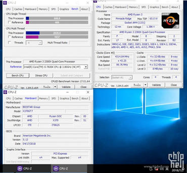 AMD Ryzen 3 2300X CPU-Z